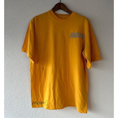 vintage T militaryリメイク　NAVY ブラウンorシルバー