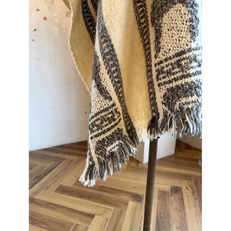 poncho　wool　ネイティブポンチョ