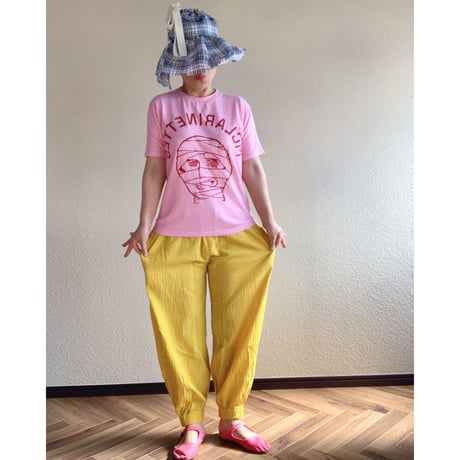 ヂェン先生の日常着スリムバルーンS　春夏　イエロー