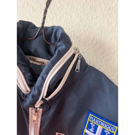 1970s nylon　lettered jacket 　goodpatch