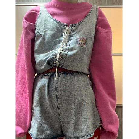 denim　all㏌one　サロペット