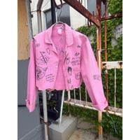 pink jacket