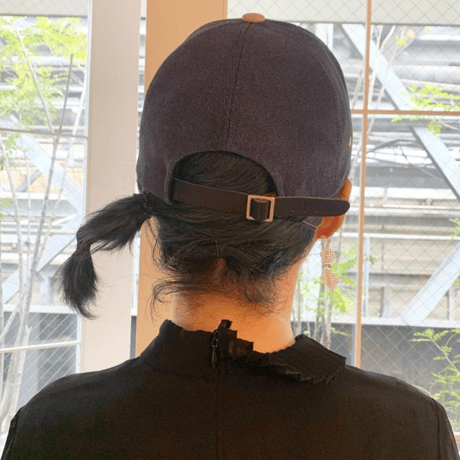 JUCO. おめかしキャップ  Navy × Reopard TERAI craftmentとのコラボ