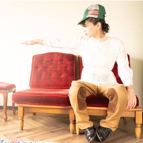 vintaeg 1970~1980s cap ⑰　green