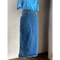 80s denimskirt①