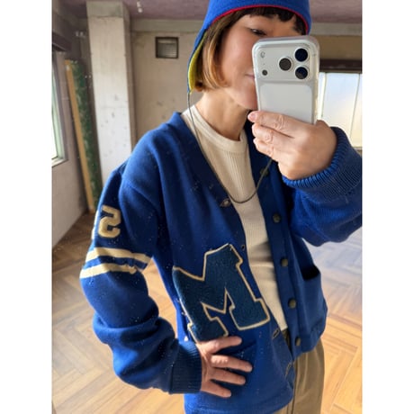 1950s　Lettered Cardigan