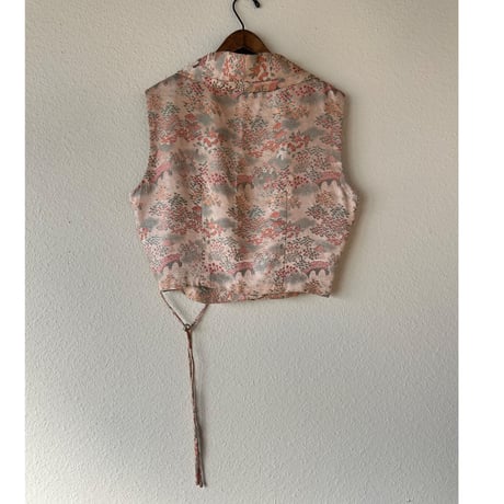 vintage リメイクチャイナベスト