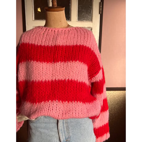 vintage　punk　pink＆red