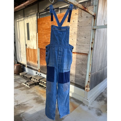 Frenchworkdenim リメイク　オーバーオール