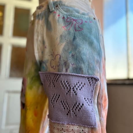 yushokobayashi　patchwork denim 2023 new Collection new color