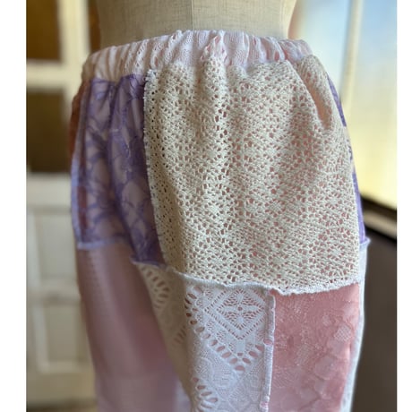 yushokobayashi patchwork trousers 2023 new Collection new color