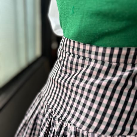 vintage 1950s specialチェックボリュームスカート