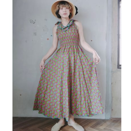 African　bath. ik　dress