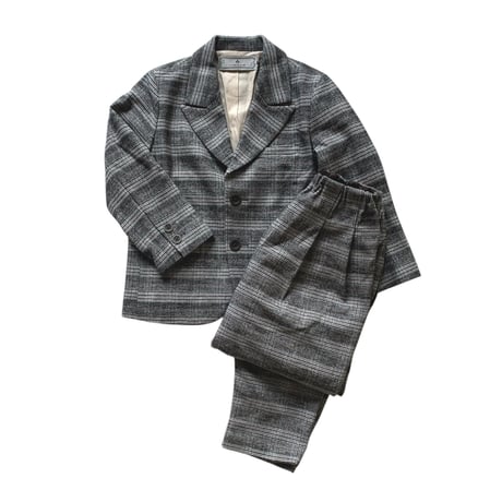 スーツ : GRAY multi check