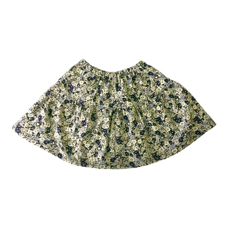 sample: skirt : flower NAVY：M(110cm)