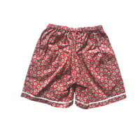 sample: sailor pants - red flower M(110cm)