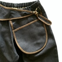 safari pants:deep blue : S,M