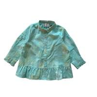 blouse : reflection Green