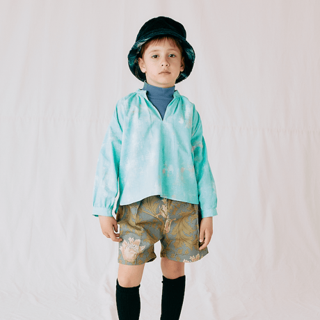smock shirt : reflection Gray
