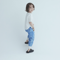 Feather print Blue : Pants