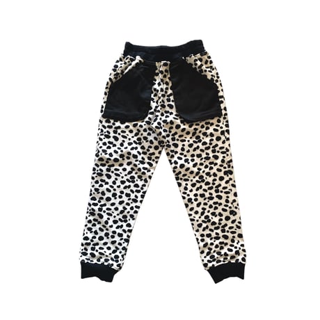 sample : jogging pants - ダルメシアンWHT