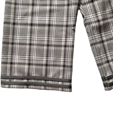 check sailor pants : black check