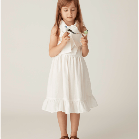 Audrey OP - WHITE linen&cotton