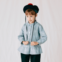 blouse : reflection Gray