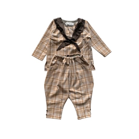 horse riding pants : beige check