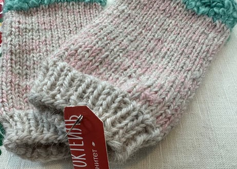 ginga knit Hand Warmer / 可愛いハンドウォーマー