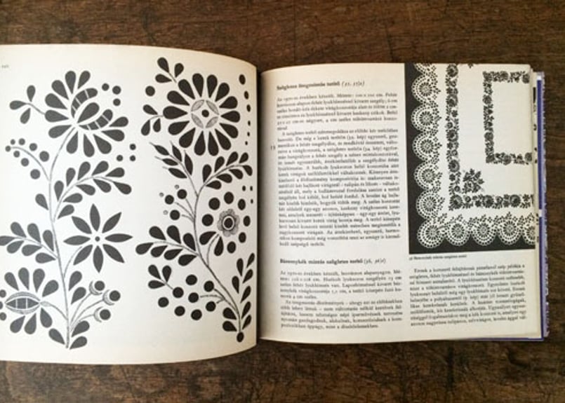 HUNGARY EMBROIDERY BOOK ハンガリー カロチャ刺繍の本 Kalocsai
