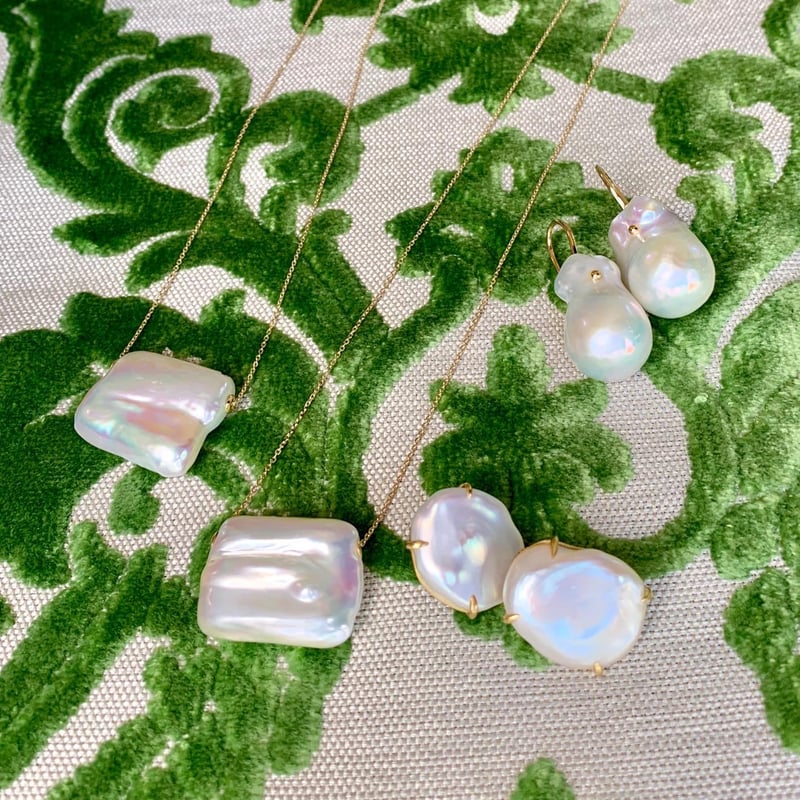 ピアス 100100100030 淡水コインパールピアス | THE WORLD OF SUKES
