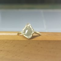 ローズカットダイヤモンドリング フルエタニティ K18 100100100265