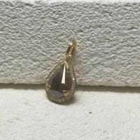 インドジュエリー ポルキダイヤモンド ペンダントトップ 大/ゴールド