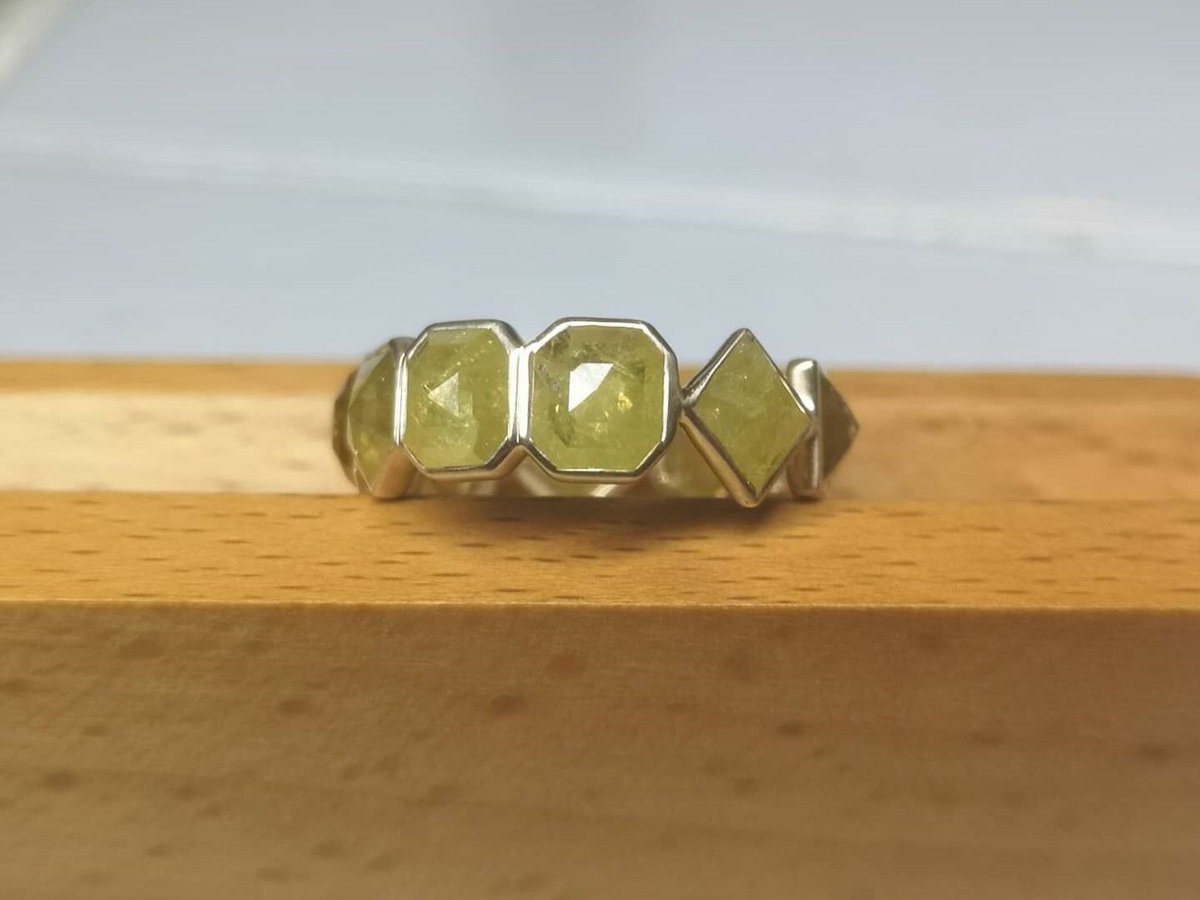 5.36ct ダイヤモンドフルエタニティリング K10/matt finish 1001