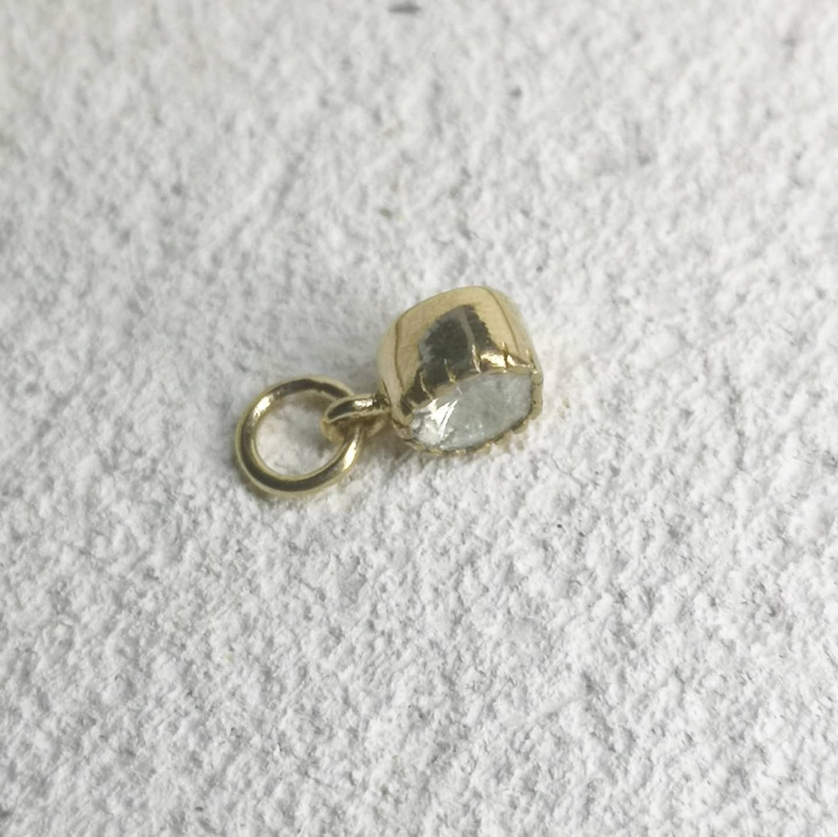 インドジュエリー ポルキダイヤモンド ペンダントトップ 大/ゴールド