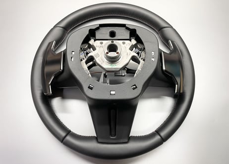 R35GT-R 2025 ステアリングASSY  赤ステッチ