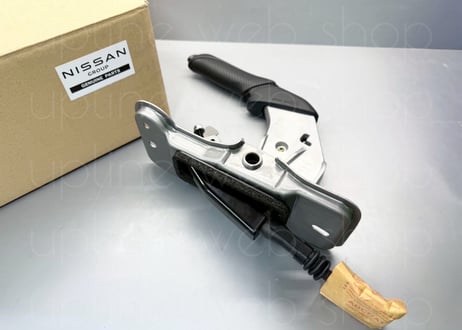 R35GT-R パーキングブレーキコントロールディバイスASSY グレーステッチ