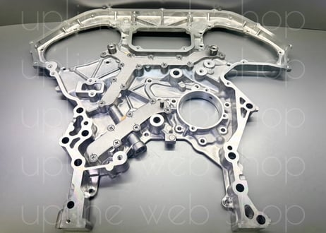 R35GT-R VR38フロントタイミングチェーンカバー ASSY リア