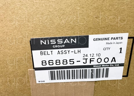 R35GT-R フロントシートベルトASSY  LH JF00A