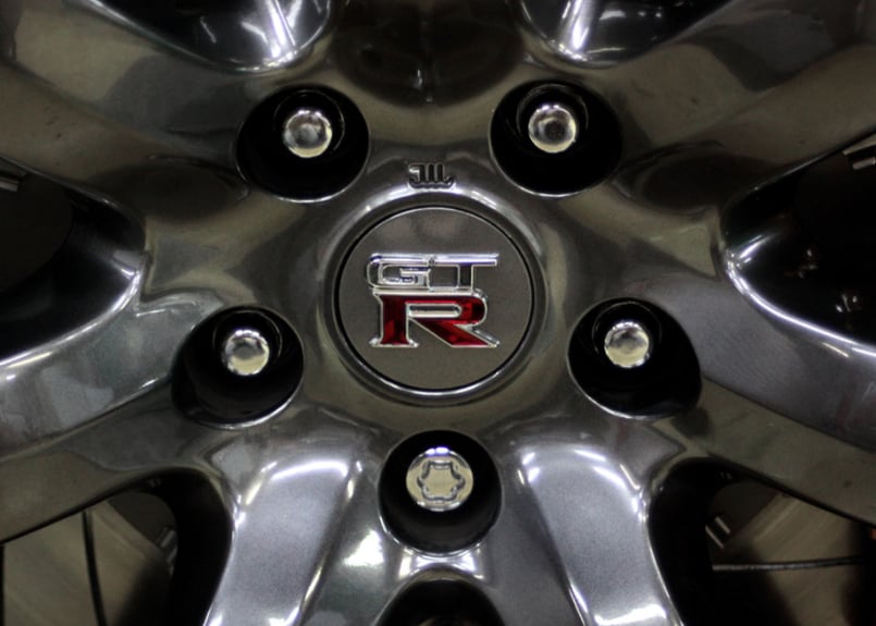 R35GT-R マインズ製 ホイールキャップ ダーククローム | upline web shop 