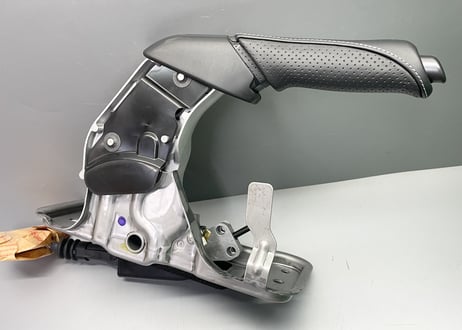 R35GT-R パーキングブレーキ コントロール ASSY 白ステッチ