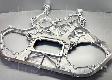 R35GT-R VR38フロントタイミングチェーンカバー ASSY リア