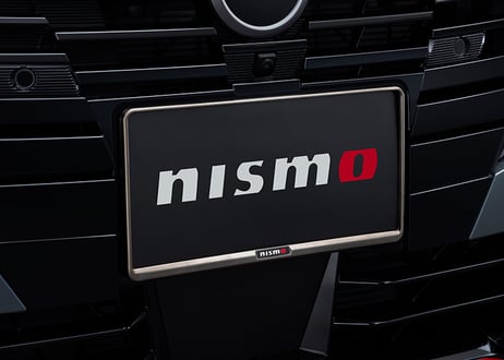 R35GT-R ナンバープレートリム マットダーククロム Number Plate Rim - Matte Dark Chrome