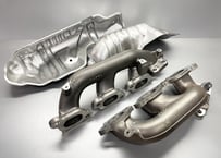 R35GT-R エキゾーストマニーホールド+カバー 左右セット