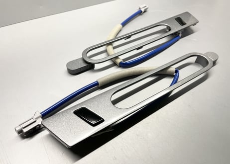 R35GT-R アウトサイドハンドル フロントドア エスカッション セット KAD