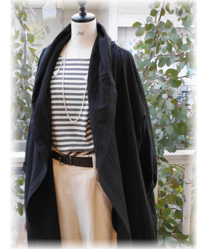 【定価 35,200 円】☆新品☆mjukaミューカ  リネンガウンコート 再入荷！◇ D*g*y ◇ 綿麻接結ガウンコート | amilily's STORE