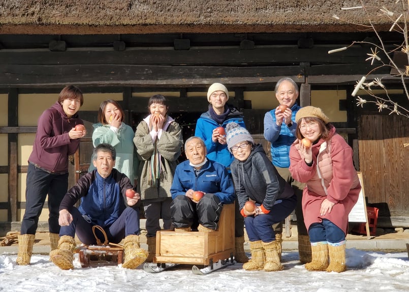 受注生産】藁（わら）の雪ぐつ【山編み】 Rice Straw Boots (Mountain