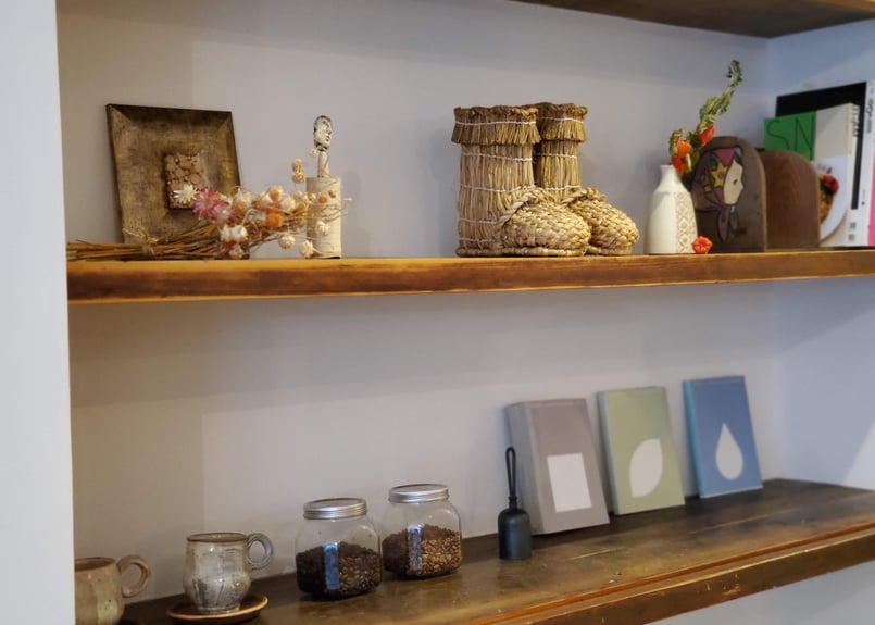 受注生産】藁（わら）の雪ぐつ 交差編み×ストラップ付 Rice Straw