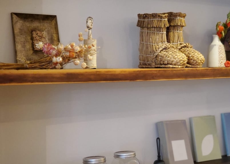 藁の長靴・一点物 藁の長靴・一点物